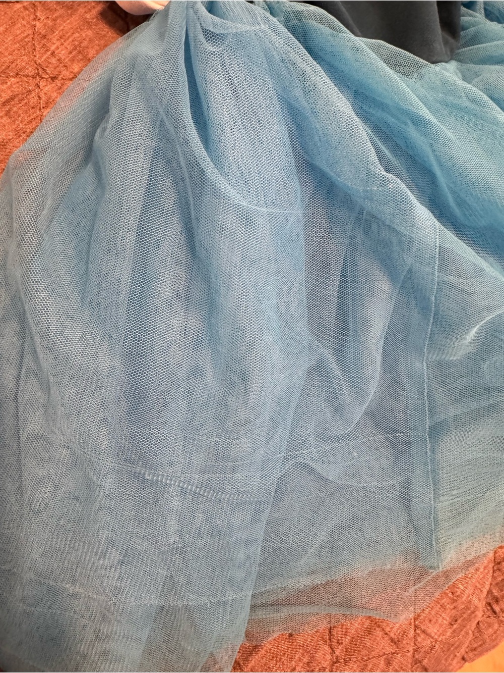 Taylor Joelle Little Mermaid-Inspired Blue Layered Tulle Dress - Picture 12 of 13